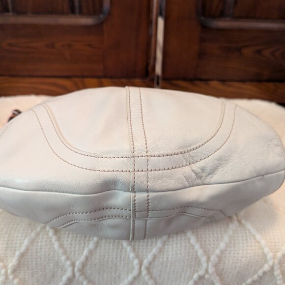 Coach SoHo Hobo Medium Bag Legacy Y2K white Leather 3651 - excellent condition - Picture 6 of 12